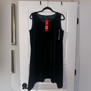 Tiana B Green Velvet Dress Size 12